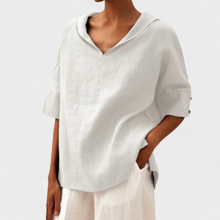Salma – Blusa de Lino