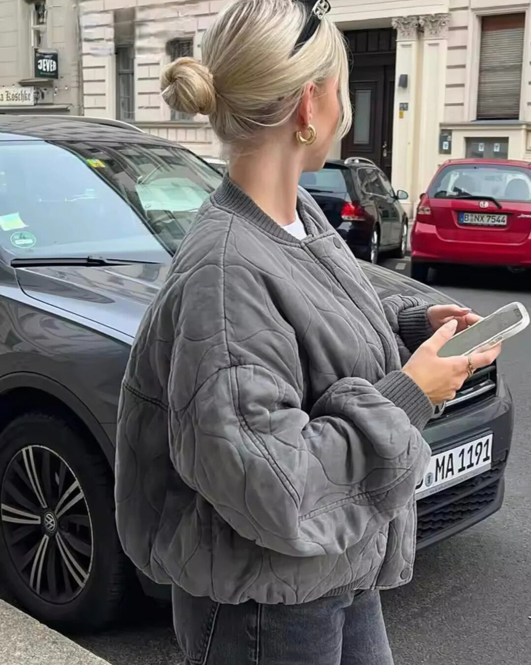 LEONA | CAZADORA ACOLCHADA ESTILO BOMBER