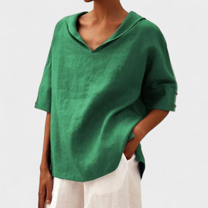 Salma – Blusa de Lino