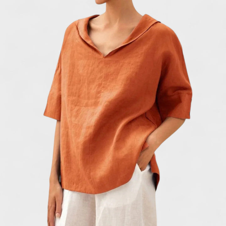 Salma – Blusa de Lino