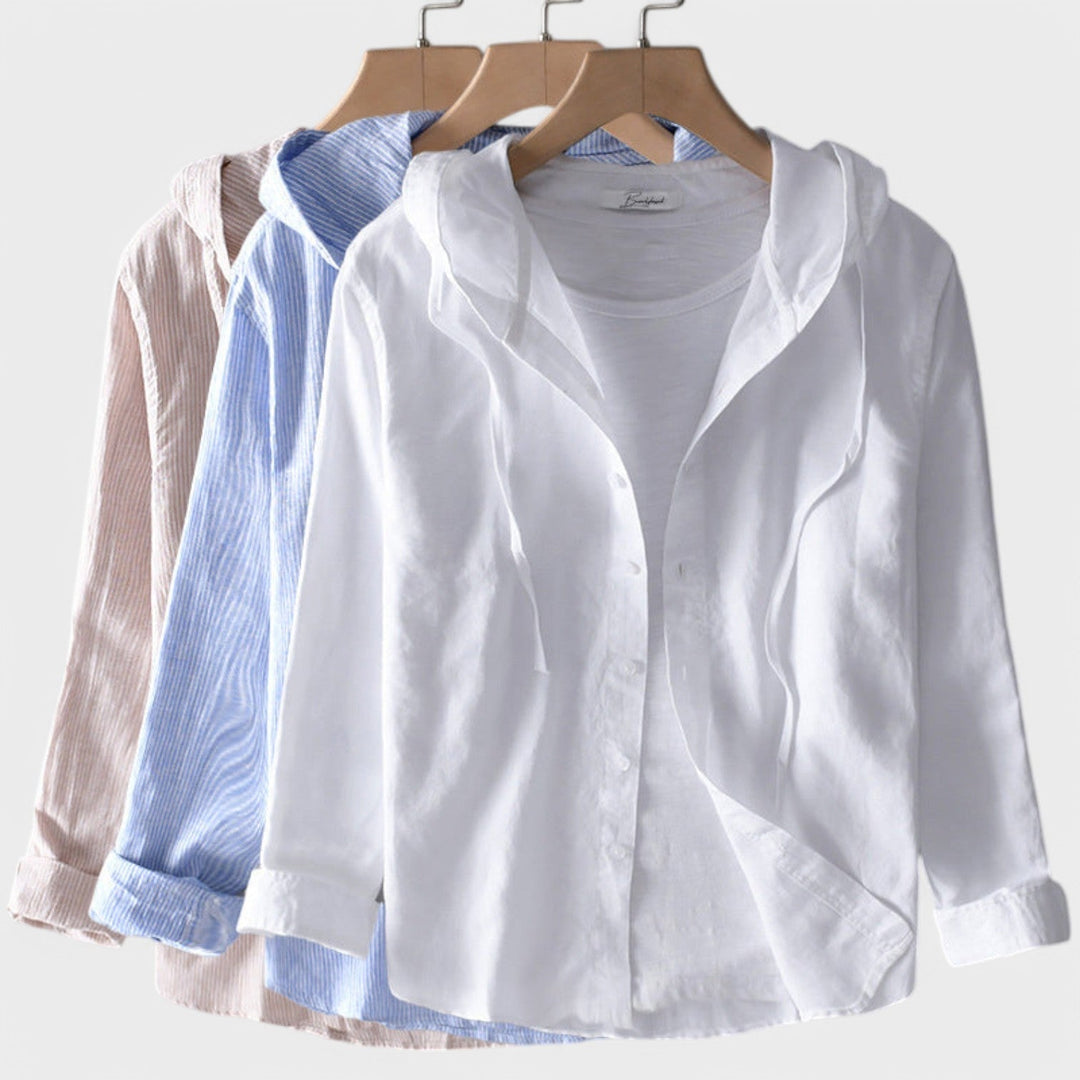 Magdalena - Blusa de Algodón con Capucha