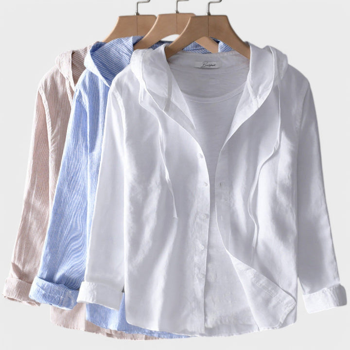 Magdalena - Blusa de Algodón con Capucha