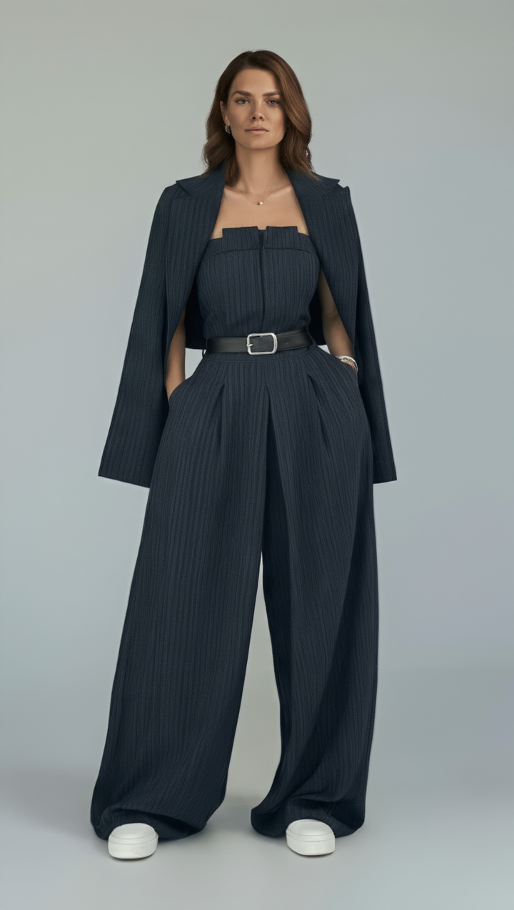 CONJUNTO DEVORA™ | para mujer con corpiño y chaqueta: estilo elegante y moderno