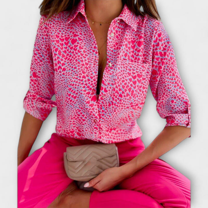 Rebeca - Blusa con cuello clásico